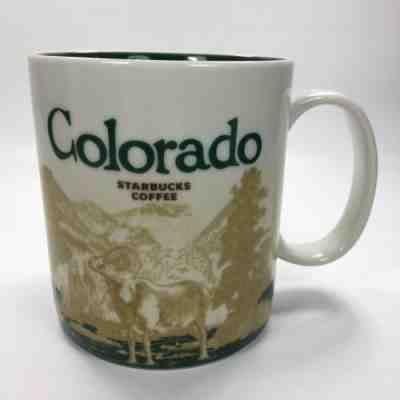 Starbucks Colorado Mug 2010 Collector Series 16oz Big Horn Sheep Coffee Cup - Sold on eBay Feb, 20th 2019 for $20.00