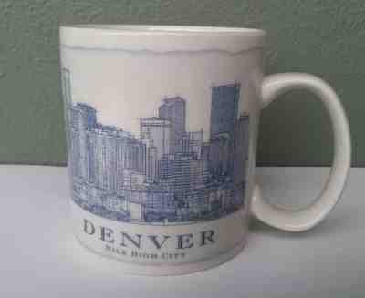 STARBUCKS DENVER COLORADO ARCHITECTURE SERIES 18 OZ COFFEE MUG - 2008 - Sold on eBay Feb, 19th 2019 for $18.00