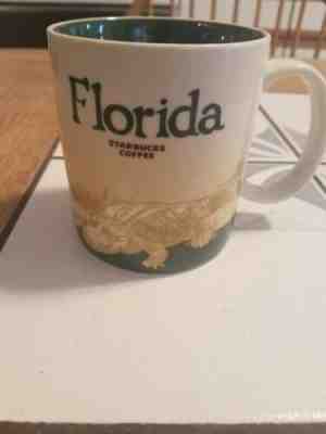Starbucks Florida 2010 Collector Series Mug with Alligator  - Sold on eBay Feb, 21st 2019 for $6.00