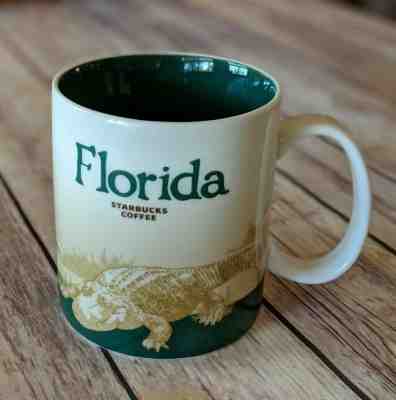 FLORIDA USA Starbucks Mug, Green - Global Icon City Collector Series - Sold on eBay Feb, 20th 2019 for $14.99
