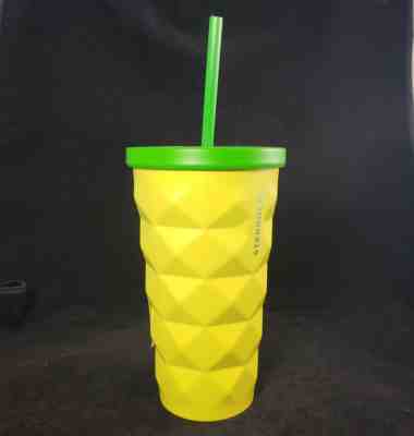 Starbucks Coffee PINEAPPLE Hawaii Pineapple Tumbler Grande Steel Special Edition - Sold on eBay Feb, 22nd 2019 for $34.95