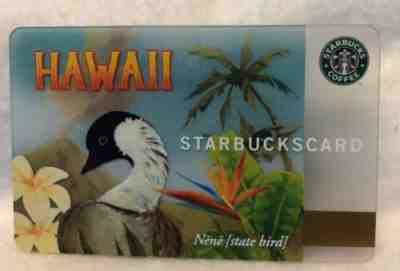 2008 Starbucks Gift Card NO $ Value HAWAII NENE BIRD  - Sold on eBay Feb, 20th 2019 for $5.50