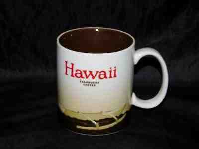 Starbucks Hawaii Mug Global Icon Collector Series 2012 Brown Surfer Outrigger HI - Sold on eBay Feb, 20th 2019 for $9.99
