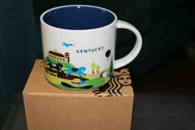 Starbucks You Are Here Collection Kentucky Coffee Mug 14 Oz. New In Box YAH - Sold on eBay Feb, 19th 2019 for $19.00