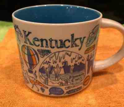 Starbucks Collectible Coffee Mug KENTUCKY”Been There Series”14oz Bluegrass State - Sold on eBay Feb, 7th 2019 for $9.99