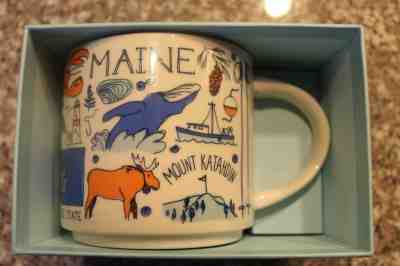 Starbucks Been There Series Mug 2018 -State of Maine-  Brand New With Box -14 oz - Sold on eBay Jan, 1st 2019 for $37.99