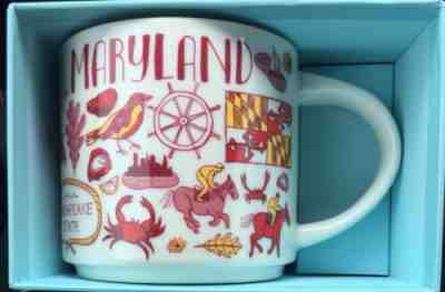 Starbucks Maryland Mug Been There Series JUST RELEASED NEW - Sold on eBay Feb, 5th 2019 for $26.39