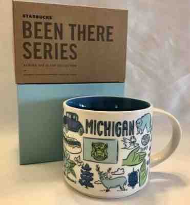 Starbucks Michigan Coffee Mug Been There Series Brand New in Box - Sold on eBay Feb, 10th 2019 for $25.95