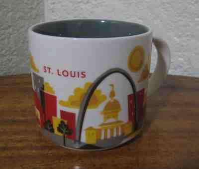 Starbucks St Louis Gateway Arch MO You Are Here Collection 14 oz Mug 2013 YAH - Sold on eBay Jan, 7th 2019 for $19.98