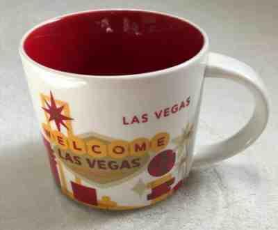 Starbucks Coffee Mug YAH Las Vegas 2014 Cup You Are Here Series Red 14 Oz Nevada - Sold on eBay Feb, 18th 2019 for $10.00