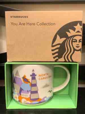 Starbucks YOU ARE HERE Collection - North Carolina (14oz.) Brand New with Box - Sold on eBay Feb, 16th 2019 for $10.99