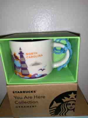 Starbucks YAH "You Are Here" North Carolina 2oz cup ornament - Sold on eBay Feb, 16th 2019 for $17.98