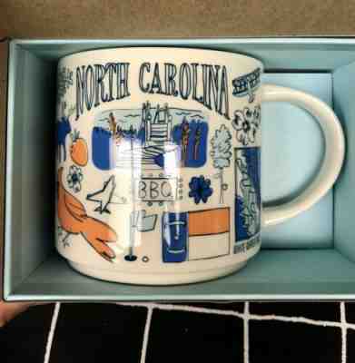 NEW Starbucks North Carolina Been There Series Mug 14 Oz - Sold on eBay Feb, 11th 2019 for $13.00