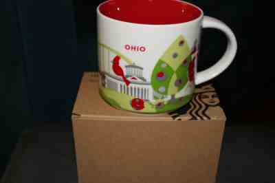 Starbucks You Are Here Collection Ohio Coffee Mug 14 Oz. New In Box YAH - Sold on eBay Feb, 15th 2019 for $15.00