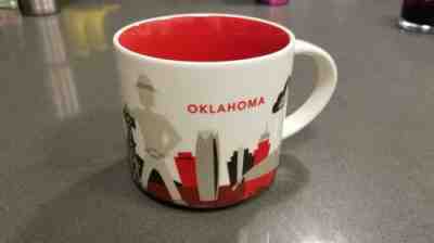 Starbucks Retired Oklahoma “You Are Here” Mug 2016 14oz Coffee Cup - Sold on eBay Jan, 28th 2019 for $7.50