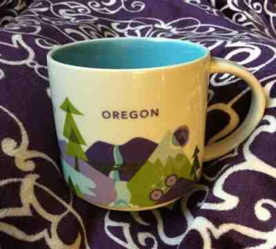 Starbucks Oregon 14oz Coffee Mug You Are Here Collection 2015 - Sold on eBay Feb, 20th 2019 for $13.99