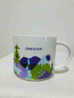Starbucks 2017 Oregon State YOU ARE HERE 14 oz Coffee Cup Mug. Mint Condition - Sold on eBay Feb, 17th 2019 for $11.49