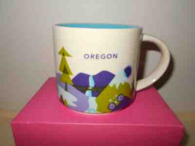 2016 STARBUCKS MINT! OREGON STATE FIRST ISSUE YOU ARE HERE COFFEE MUG - Sold on eBay Feb, 15th 2019 for $19.99