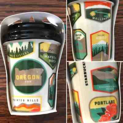 New Starbucks Christmas Cup Oregon Holiday Ornament Tumbler Mug - Sold on eBay Feb, 12th 2019 for $18.00
