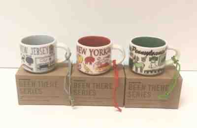 Starbucks New Jersey New York Pennsylvania Ornament Been There Demitasse Set NEW - Sold on eBay Jan, 21st 2019 for $48.00