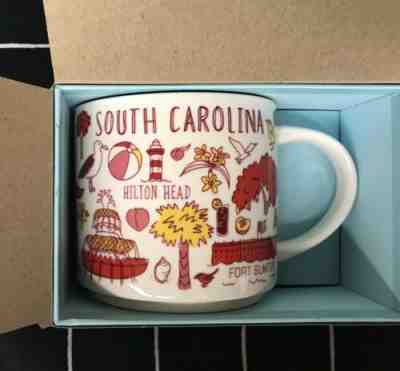 NEW Starbucks South Carolina Been There Series Mug 14 Oz - Sold on eBay Jan, 29th 2019 for $10.00