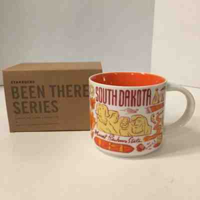 NEW Starbucks SOUTH DAKOTA Been There Mug 14 Oz Mount Rushmore Badlands - Sold on eBay Feb, 3rd 2019 for $32.00
