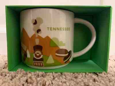2016 Starbucks You Are Here Collection Mug -- Tennessee 14 Oz Mug - Sold on eBay Feb, 4th 2019 for $13.00