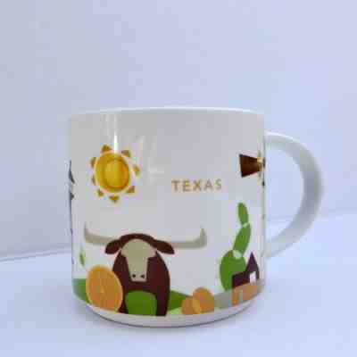 Starbucks Texas You Are Here YAH Mug Collectible 2015 14 Oz - Sold on eBay Feb, 22nd 2019 for $9.00