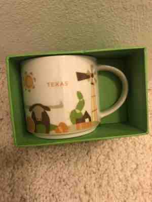  STARBUCKS YOU ARE HERE SERIES 14oz COLLECTIBLE COFFEE MUG CUP ~ TEXAS  - Sold on eBay Feb, 19th 2019 for $10.50