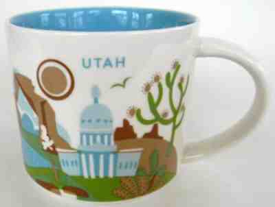 STARBUCKS MUG You Are Here Collection Utah 14 oz. (No Box) - Sold on eBay Feb, 20th 2019 for $15.50