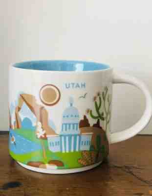 Starbucks UTAH You Are Here Coffee Mug Cup Collection 2013 14 oz - Sold on eBay Feb, 20th 2019 for $15.00