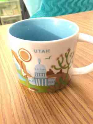 Starbucks UTAH You Are Here Coffee Mug Cup Collection 2015 14 oz EUC - Sold on eBay Feb, 19th 2019 for $7.00