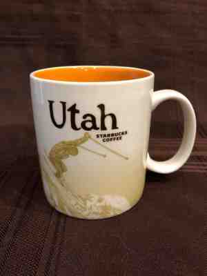 Starbucks Collectible Global Icon 2012 Utah Downhill Skier 16 oz. Ceramic Mug - Sold on eBay Feb, 10th 2019 for $99.00