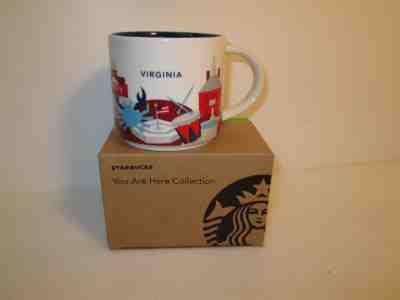  Starbucks Collectible 14oz Coffee Mug Virginia You Are Here Series  - Sold on eBay Feb, 18th 2019 for $9.99