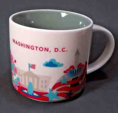 Starbucks “You Are Here” Washington DC Coffee Mug 2013 14oz Ceramic Cup - Sold on eBay Feb, 4th 2019 for $9.99