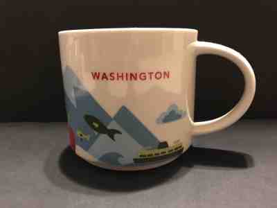Washington "You Are Here" State Icon Starbucks mug (14oz) - Sold on eBay Feb, 4th 2019 for $18.00
