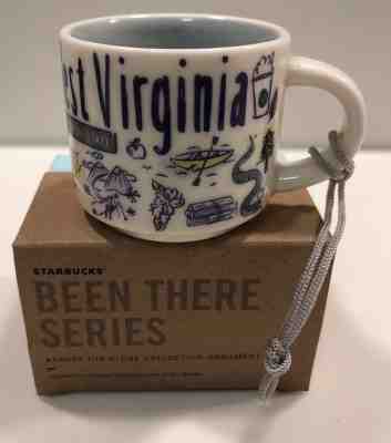Starbucks “Been There Series” 2 oz West Virginia Mini Mug Ornament  NEW In Box - Sold on eBay Jan, 16th 2019 for $19.99