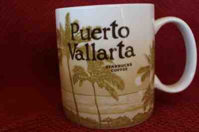 Starbucks Mug PUERTO VALLARTA Mexico 2016 Global Icon Series 16oz - Sold on eBay Jan, 26th 2019 for $14.99