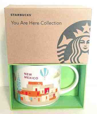Starbucks "You Are Here" YAH New Mexico Coffee Mug, Hot Air Balloon, Adobe NIB - Sold on eBay Jan, 24th 2019 for $23.00