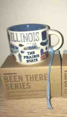 Starbucks City Mug Ornament Illinois NEW In Box Been There Series BTO Mini Mug - Sold on eBay Feb, 23rd 2019 for $20.99