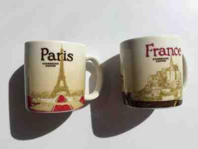 Starbucks Coffee Lot of 2-3 oz Demitasse Cups Paris & France New - Sold on eBay Feb, 23rd 2019 for $18.00