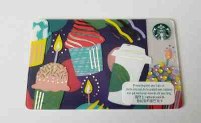 Starbucks Hong Kong Gift Card Happy Birthday 2017 Pin Intact - Sold on eBay Feb, 23rd 2019 for $5.00