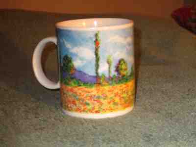 Vintage 2012 STARBUCKS Artist Series MUG, Monet 'POPPY FIELD', Burrows 14 oz EUC - Sold on eBay Feb, 23rd 2019 for $12.50
