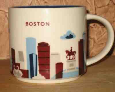 Starbucks You are Here collection YAH Boston mug 14oz (no Box) - Sold on eBay Feb, 23rd 2019 for $21.40