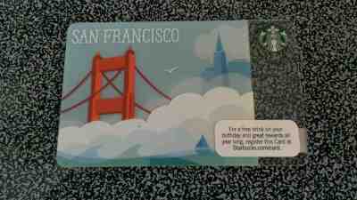 Future Star! STARBUCKS San Francisco 2010 Bay Bridge Gift Card MINT Never Used - Sold on eBay Feb, 4th 2019 for $11.50