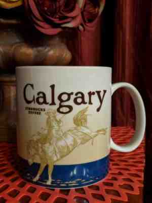 Calgary Starbucks Global Icon Collector Coffee Mug Cowboy Horse - A - ©2012 - Sold on eBay Feb, 23rd 2019 for $75.00