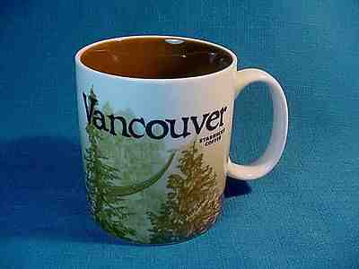 STARBUCKS VANCOUVER Canada ICON CITY Collector series COFFEE MUG 12 oz 2012 - Sold on eBay Feb, 23rd 2019 for $20.00