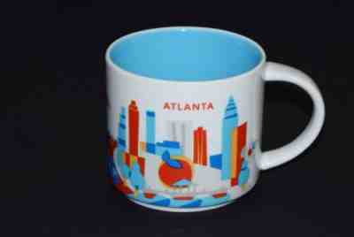 STARBUCKS YOU ARE HERE COFFEE MUG ATLANTA 2015 14OZ VERY NICE - Sold on eBay Feb, 22nd 2019 for $17.00