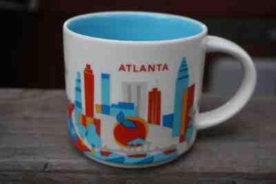 Atlanta Starbucks 'You Are Here' 2015 Collection 14 fl. oz Coffee Mug Cup - Sold on eBay Feb, 23rd 2019 for $13.50