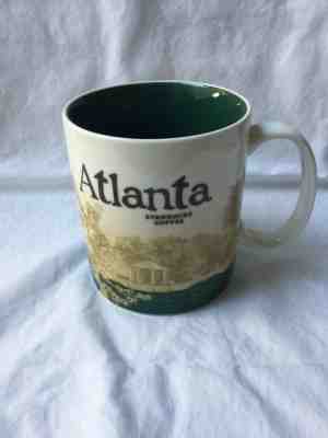 STARBUCKS Atlanta large 16 oz coffee tea cup mug - Sold on eBay Feb, 23rd 2019 for $12.50
